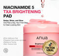 Anua Brightening Niacinamide 5 + TXA 210ml, 60 pads