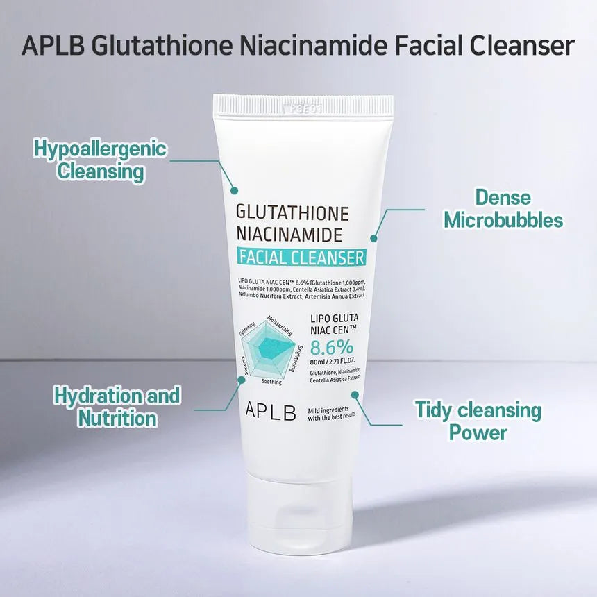 APLB Glutathione Niacinamide Facial Cleanser 80 ml