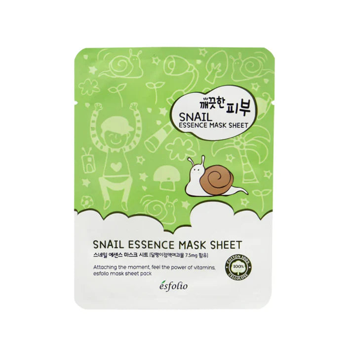Esfolio Pure Skin Snail Essence Mask Sheet 25ml