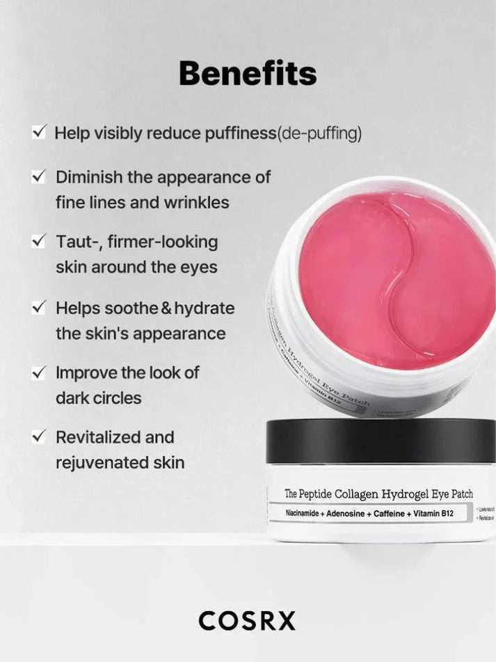COSRX The Peptide Collagen Hydrogel Eye Patch 60 pcs