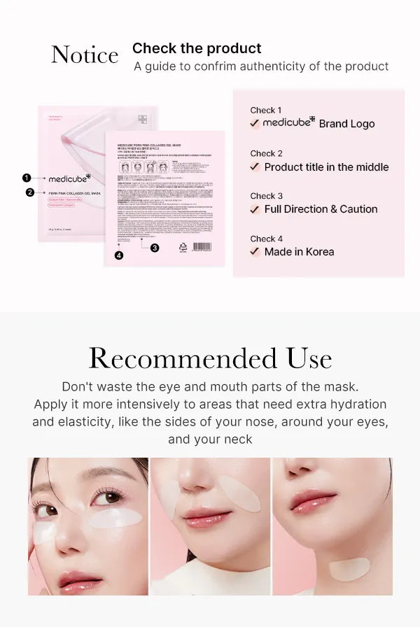 Medicube PDRN Pink Collagen Gel Mask
