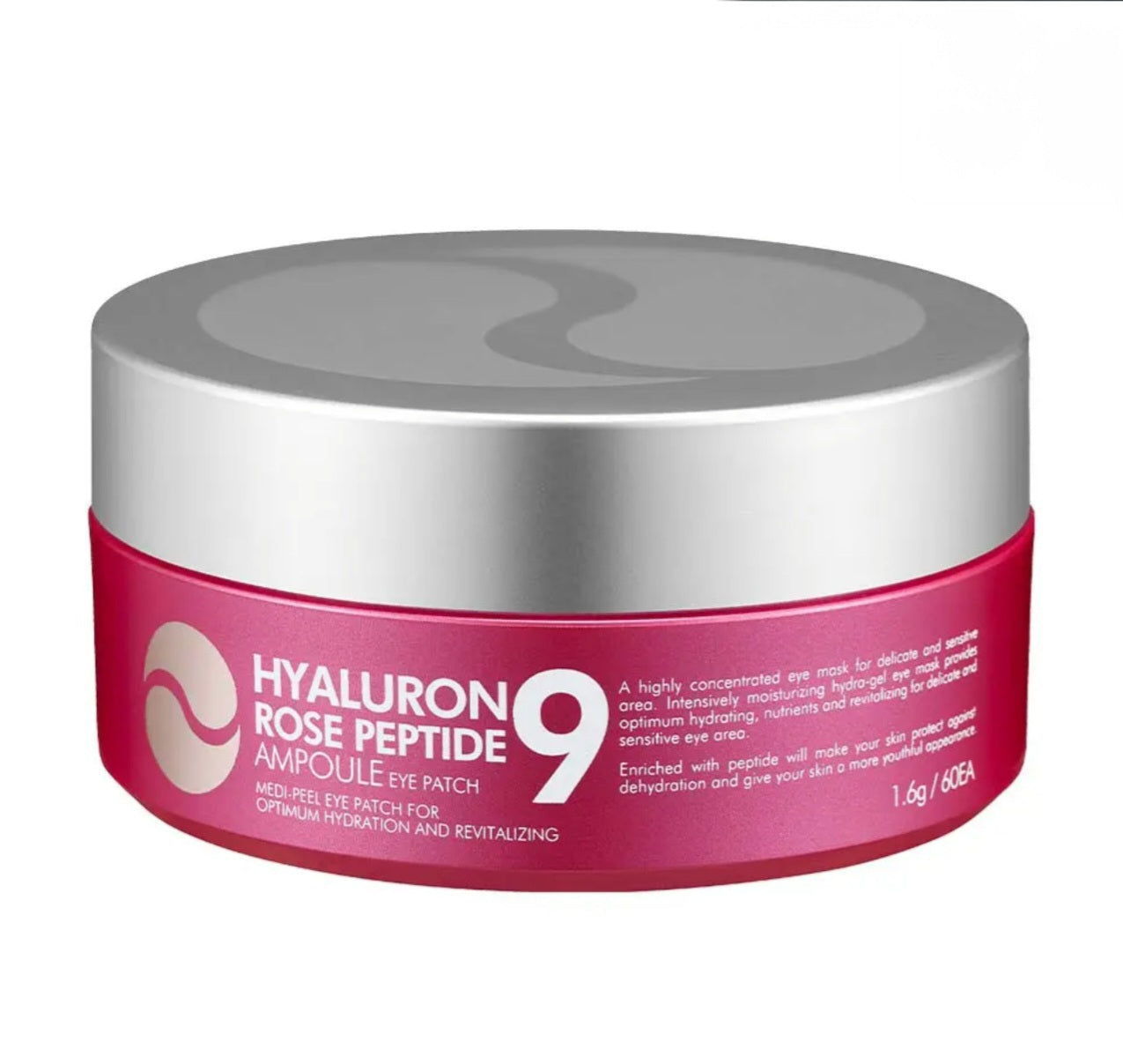Medi-Peel Hyaluron Rose Peptide 9 Ampoule Eye Patch, 60 Patches