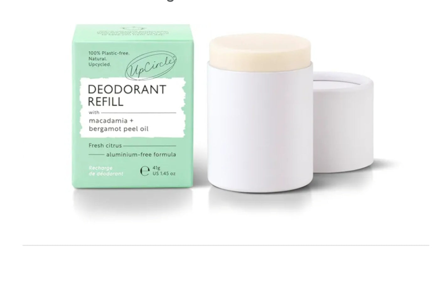 Summer Deodorant Refill with Macadamia + Bergamot - No Case