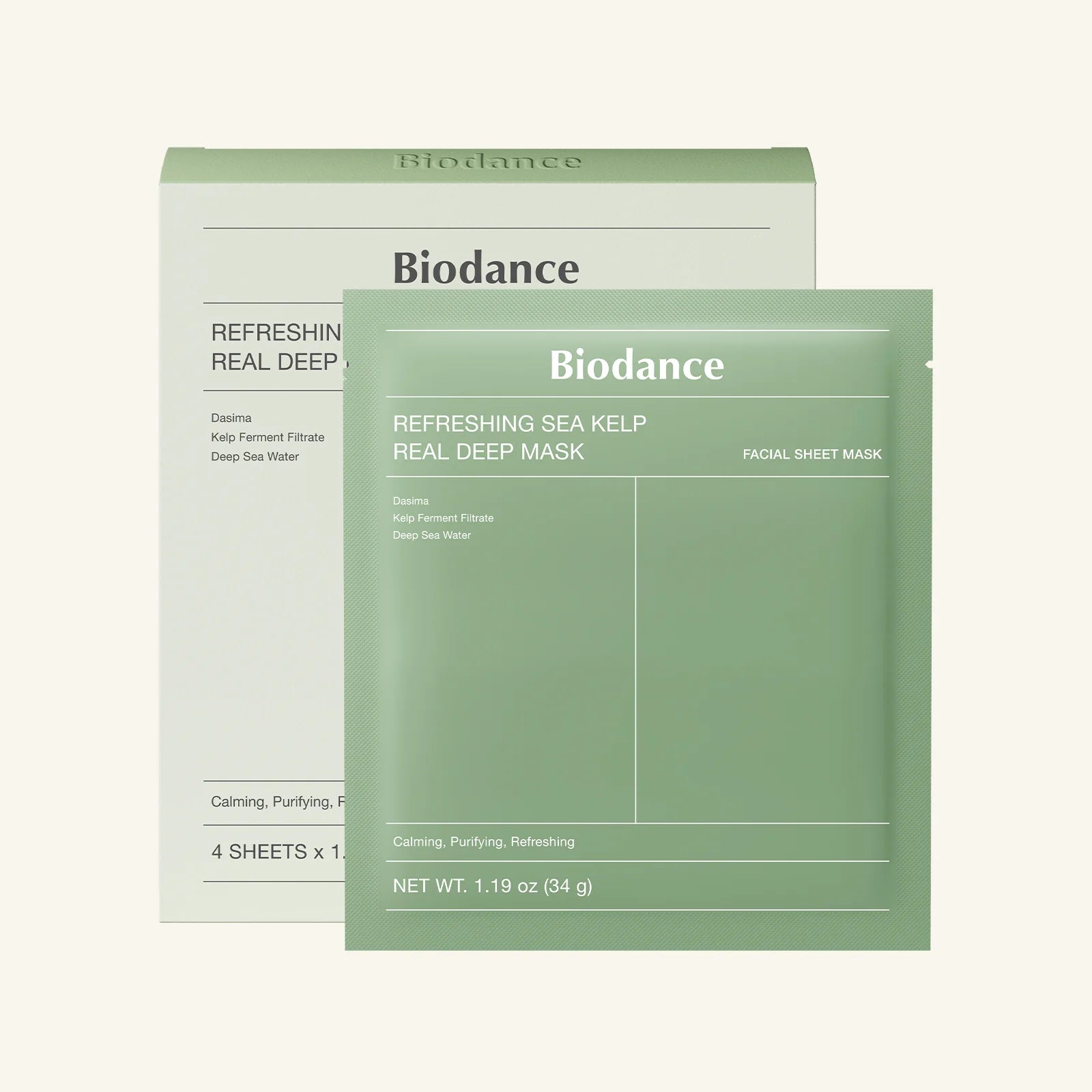 Biodance Refreshing Sea Kelp Real Deep Mask 34 g