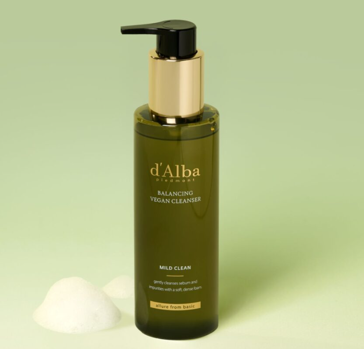 D'Alba Mild Skin Balancing Vegan Cleanser 200ml