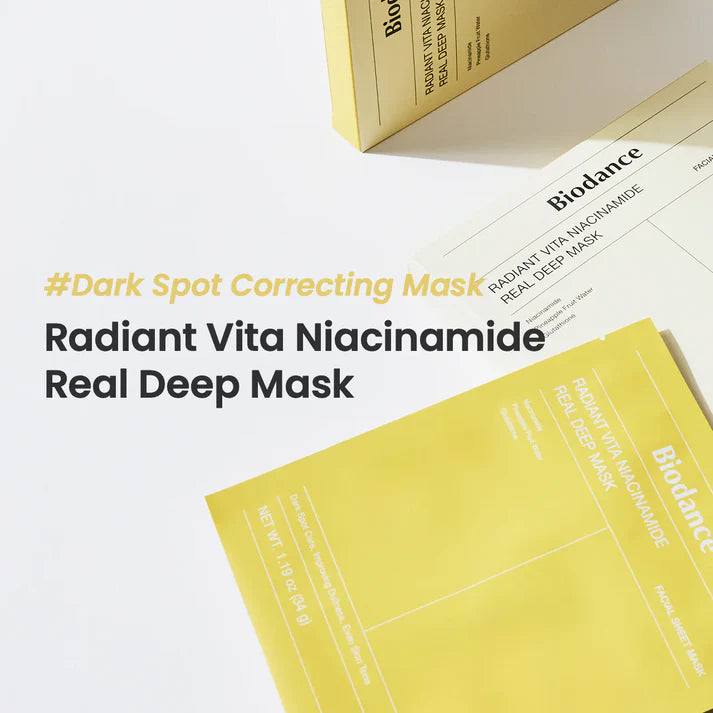 Biodance Radiant Vita-Niacinamide Real Deep Mask 34 g
