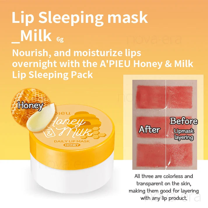 A'pieu Honey & Milk Lip Mask 6gr