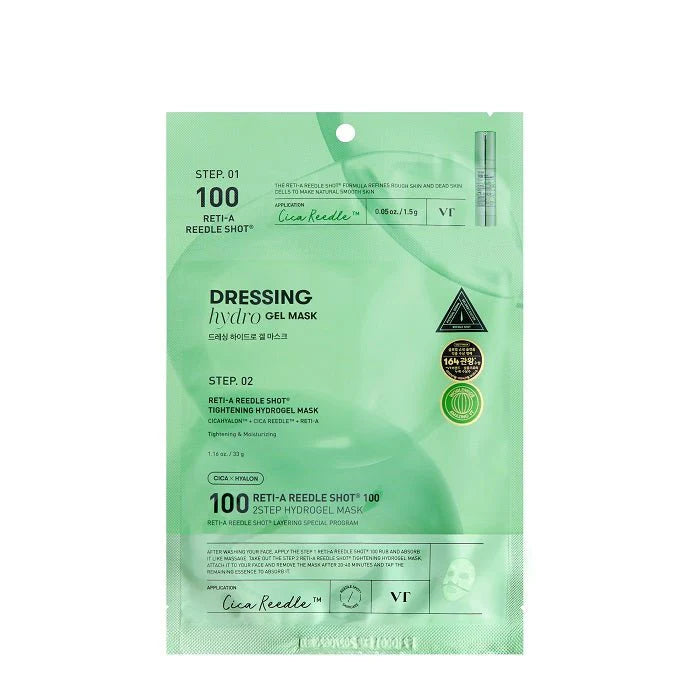 VT Cosmetics Reti-A Reedle Shot 100 2-Step Hydrogel Mask 1 pc
