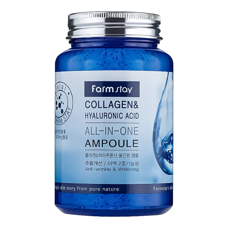 FarmStay Collagen & Hyaluronic Acid All-In-One Ampoule 250ml
